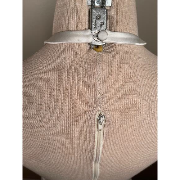 Retrofete Meridian Sheer Palm Tree Crystal Bead Embellished Maxi Dress Sz Small - Picture 12 of 16